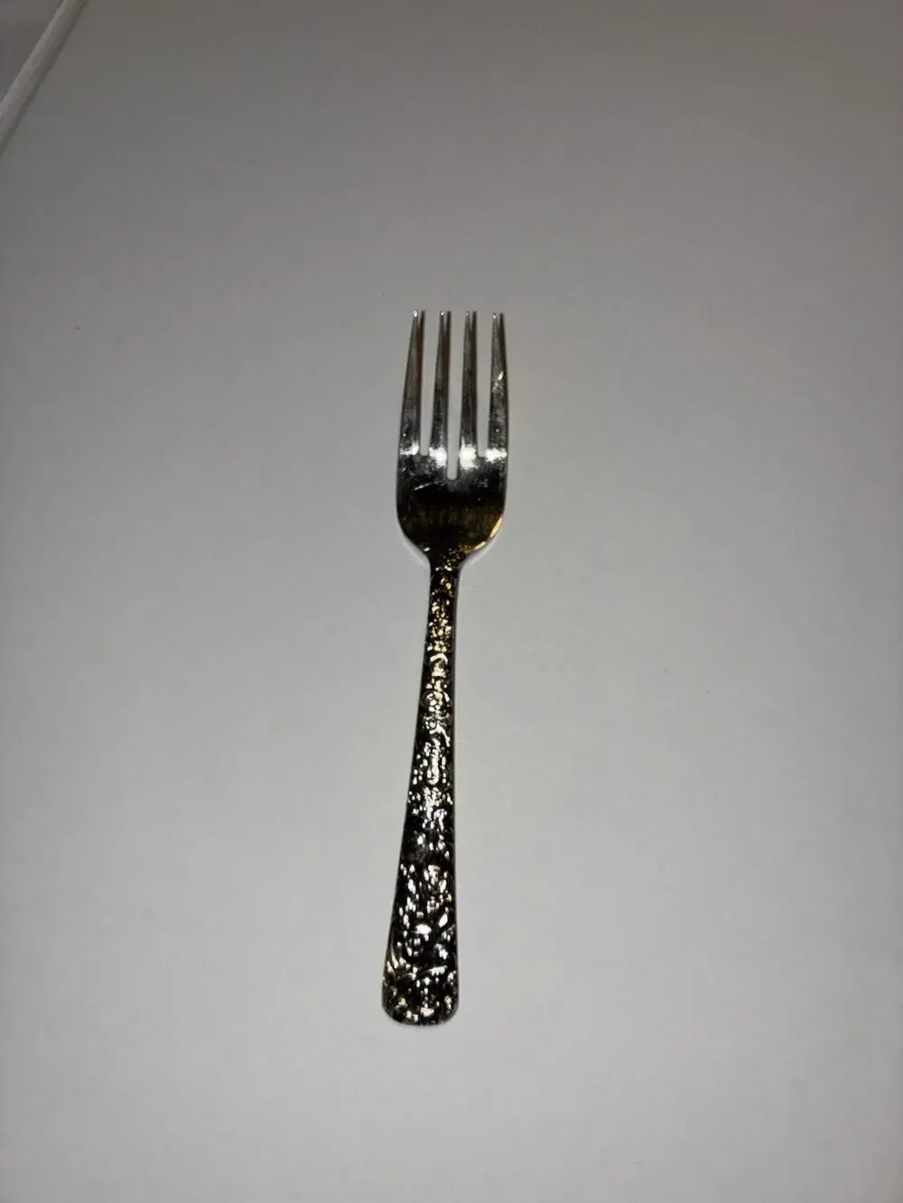Vintage Cellini Romanesque Gold Salad Fork